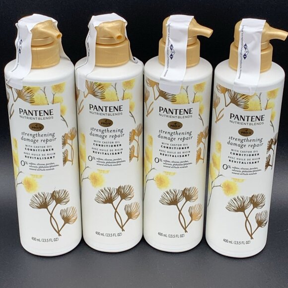 4 Pack - Pantene Nutrient Blends Strengthening Damage Repair CONDITIONER 13.5oz - Picture 1 of 7